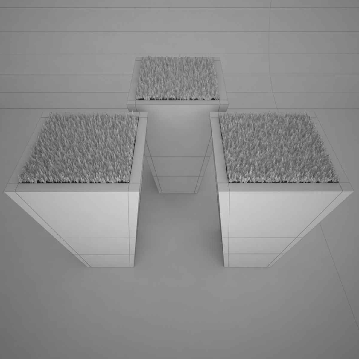 Illuminated Planter 4 3D model_5