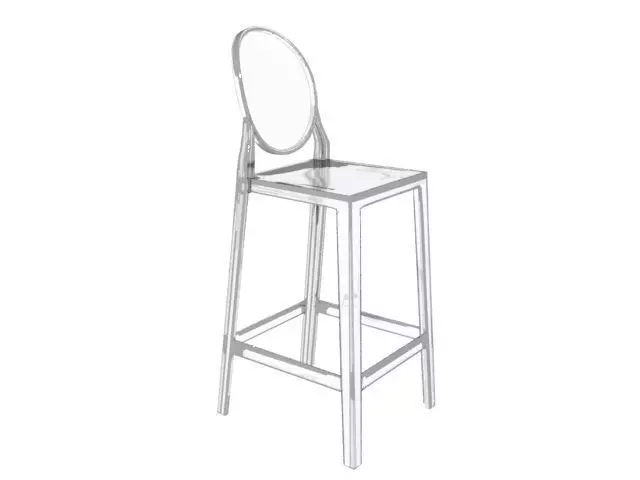 Kartell One More Chair 3D model_0