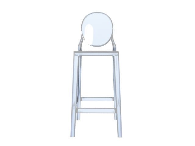 Kartell One More Chair 3D model_1