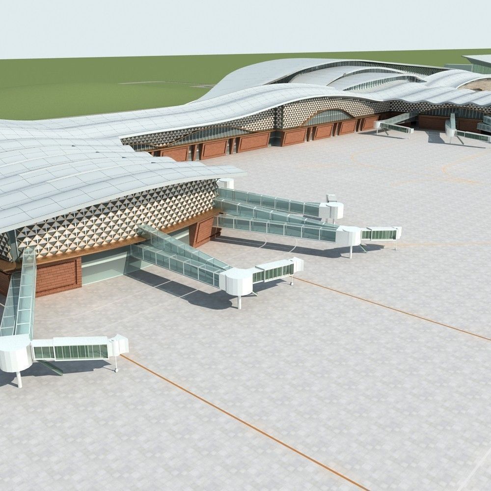 Airport 01 3D model_12
