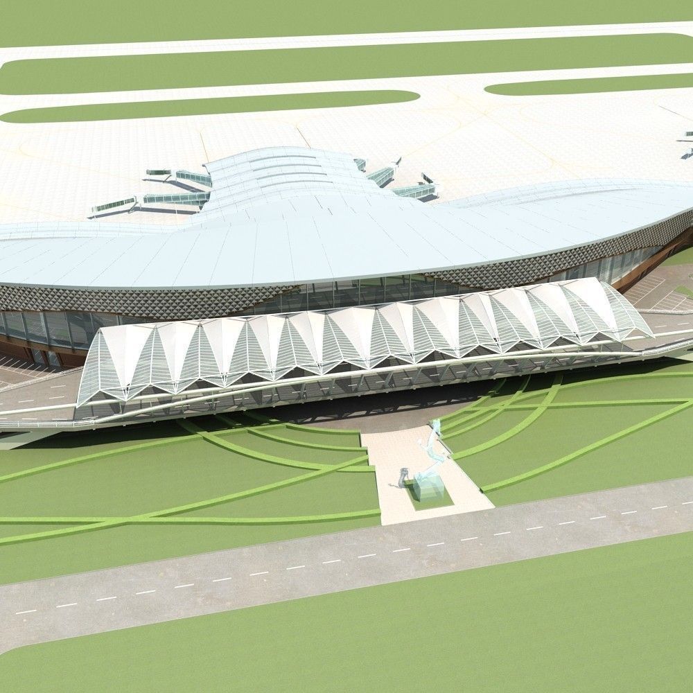 Airport 01 3D model_7