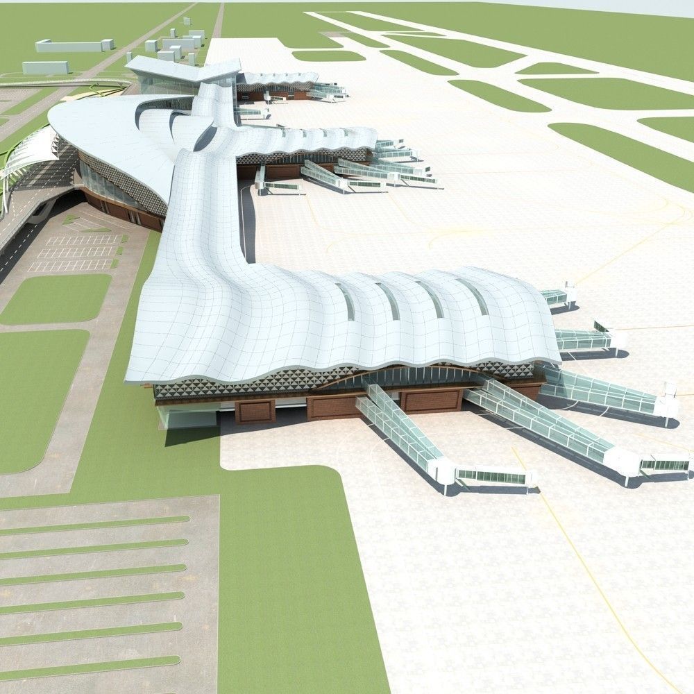 Airport 01 3D model_11
