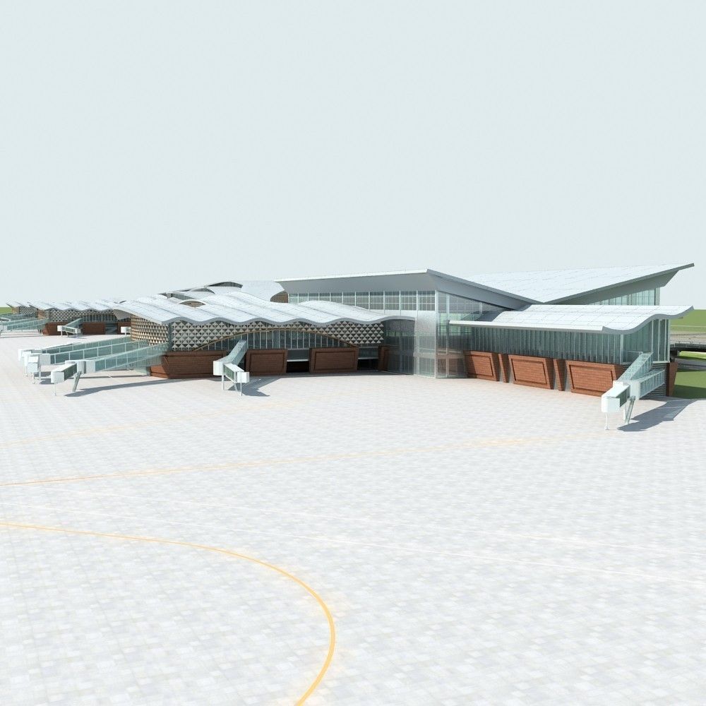 Airport 01 3D model_5