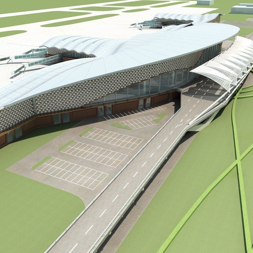 Airport 01 3D model_6