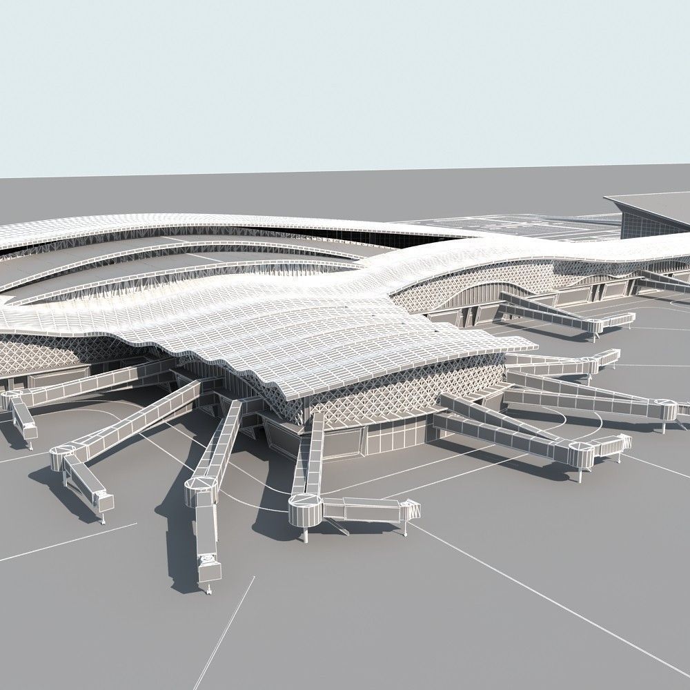 Airport 01 3D model_14