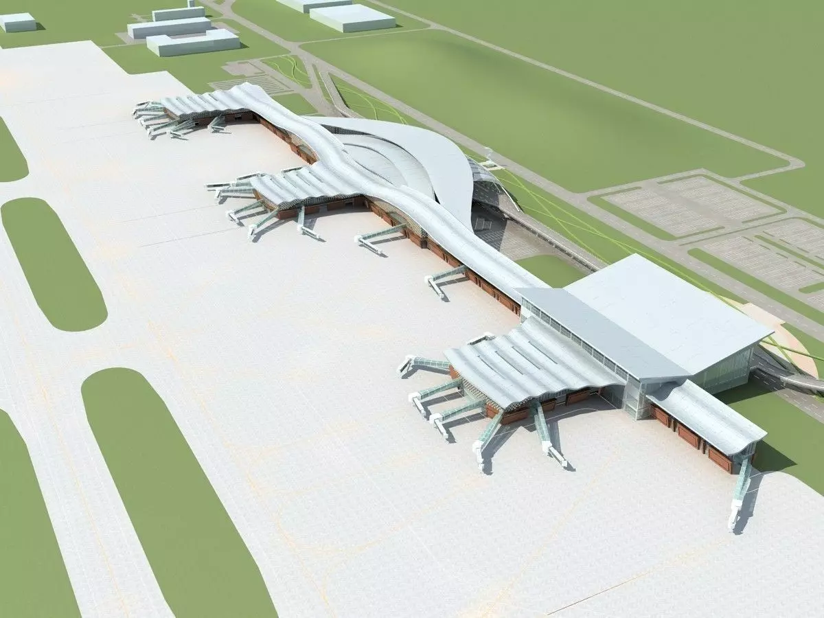 Airport 01 3D model_0