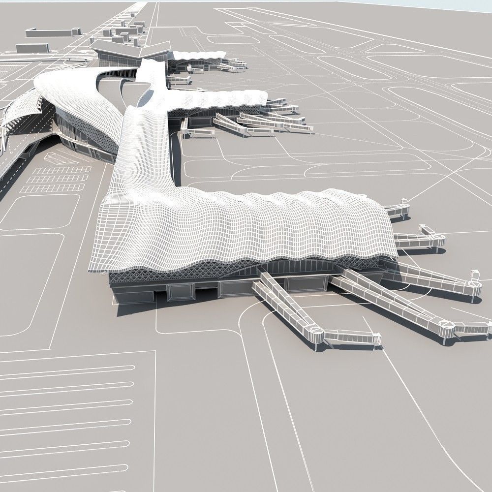 Airport 01 3D model_10