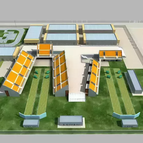 Archery stadium 3D model
