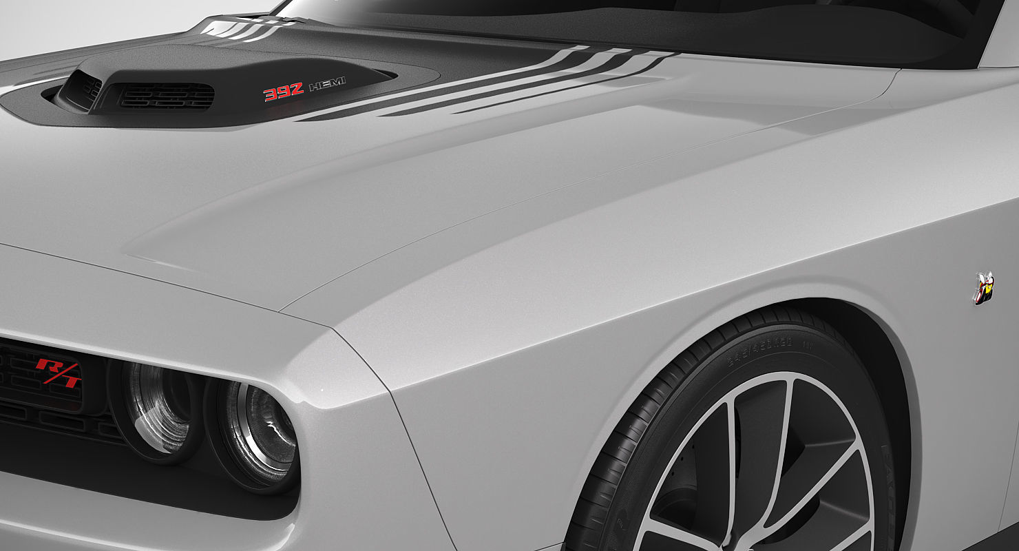 Dodge Challenger 392 Hemi Scat Pack Shaker 2016 3D model_10