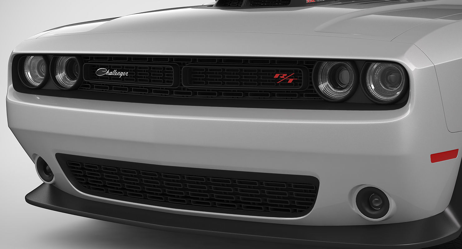 Dodge Challenger 392 Hemi Scat Pack Shaker 2016 3D model_8