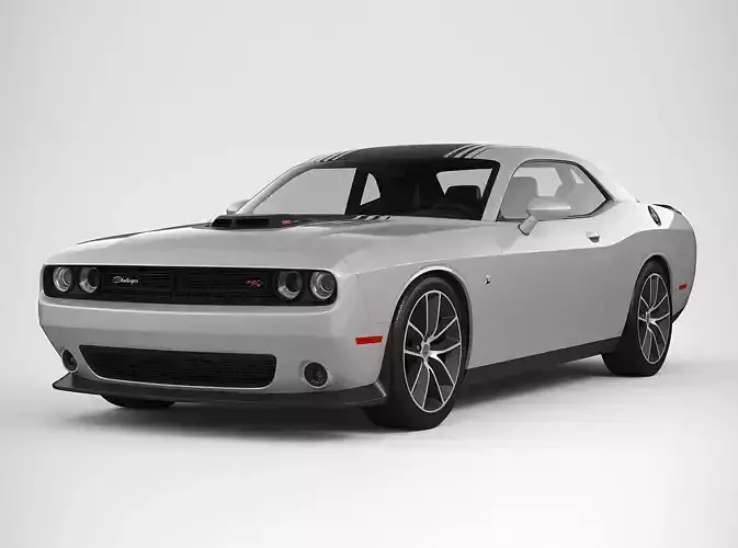 Dodge Challenger 392 Hemi Scat Pack Shaker 2016 3D model