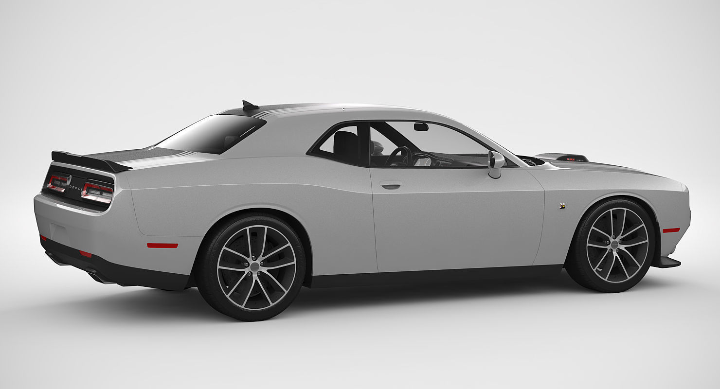 Dodge Challenger 392 Hemi Scat Pack Shaker 2016 3D model_7