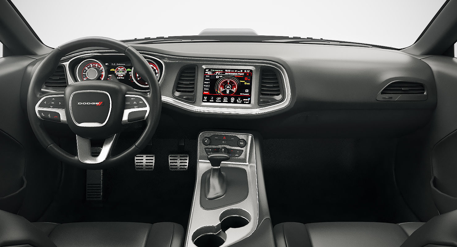 Dodge Challenger 392 Hemi Scat Pack Shaker 2016 3D model_5