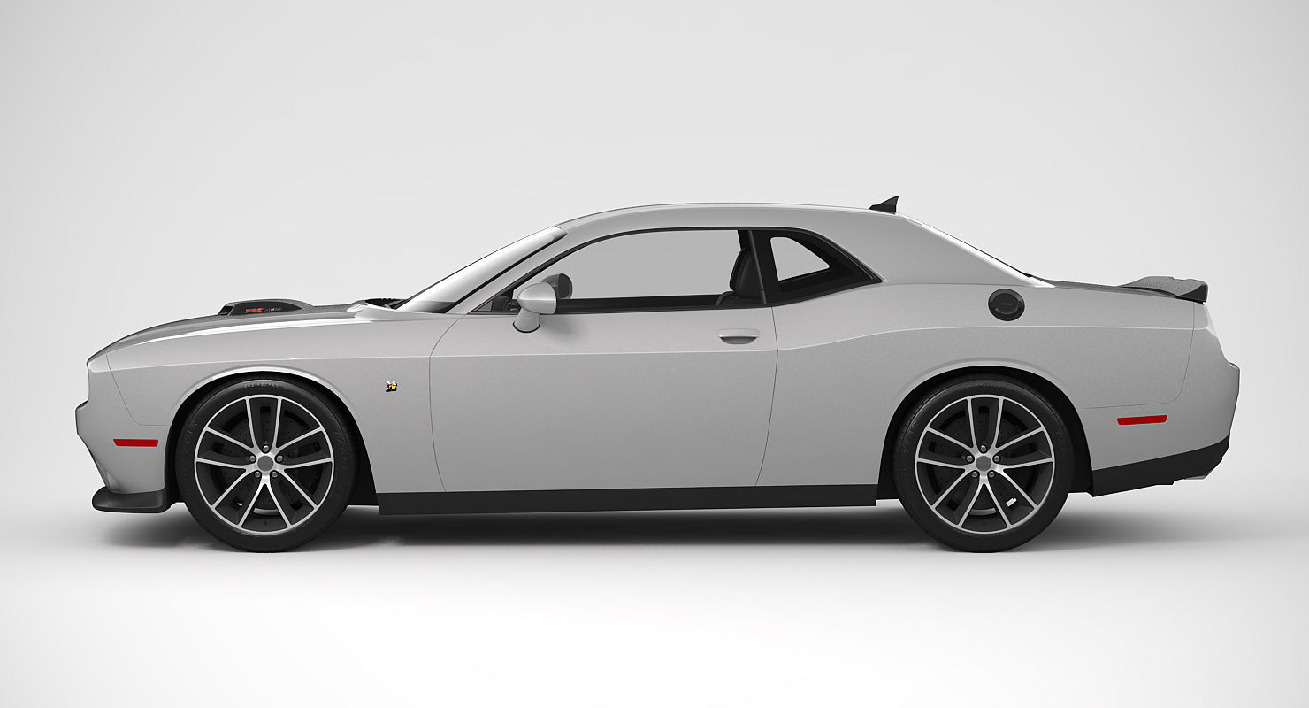Dodge Challenger 392 Hemi Scat Pack Shaker 2016 3D model_1