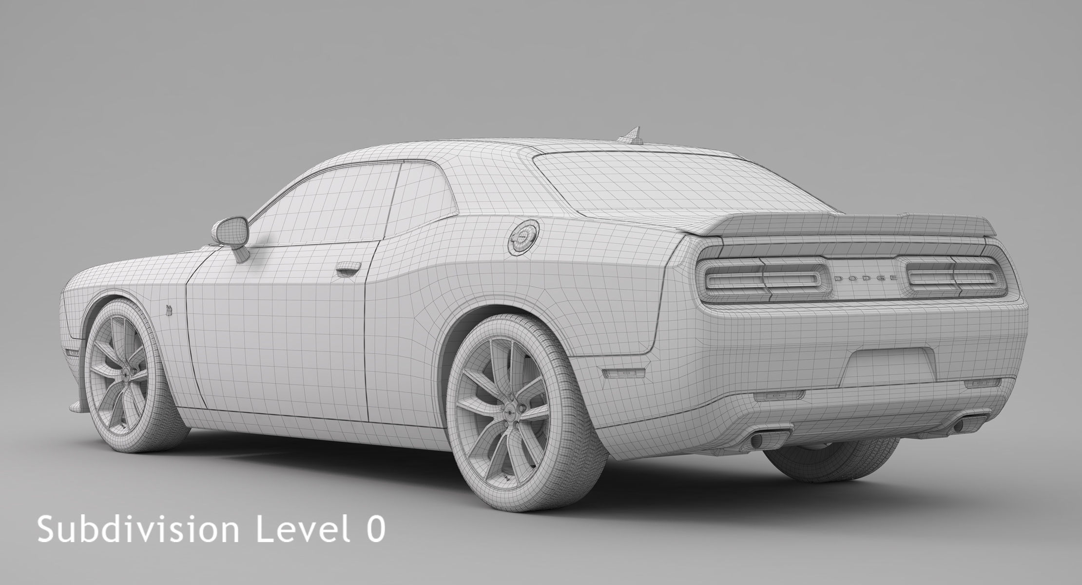 Dodge Challenger 392 Hemi Scat Pack Shaker 2016 3D model_13