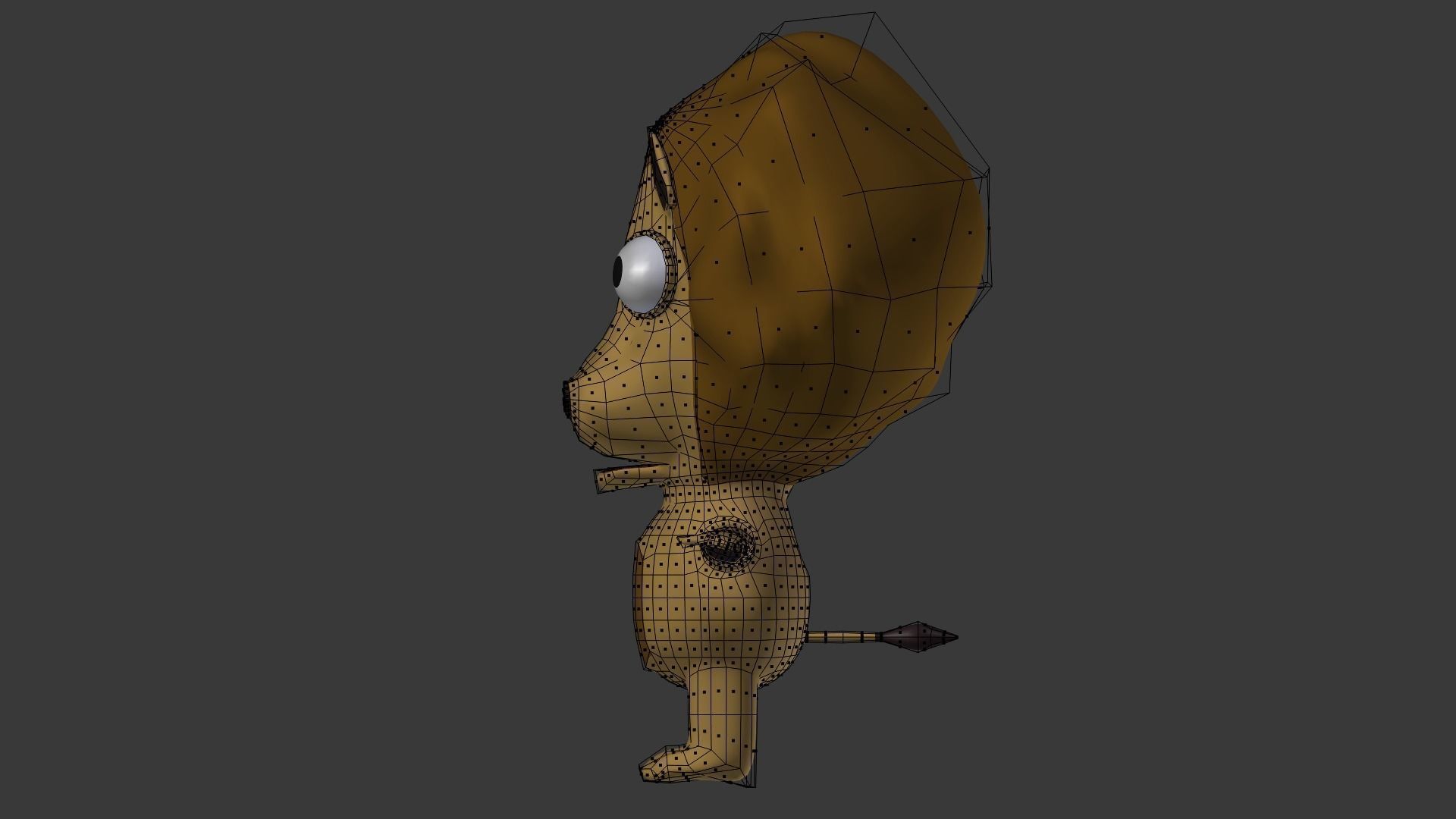 Funny Cartoon Exotic Animals Collection Low-poly 3D model_87