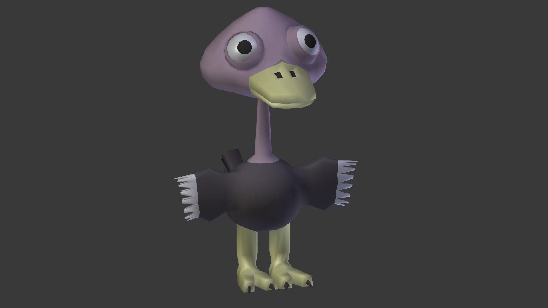 Funny Cartoon Exotic Animals Collection Low-poly 3D model_111