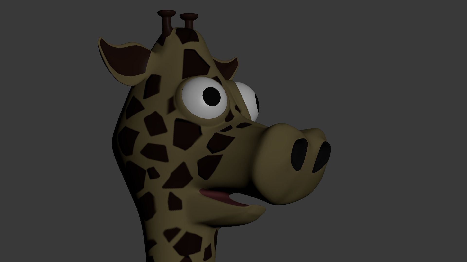 Funny Cartoon Exotic Animals Collection Low-poly 3D model_48