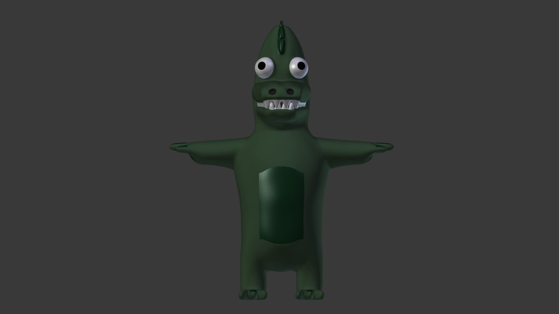 Funny Cartoon Exotic Animals Collection Low-poly 3D model_25