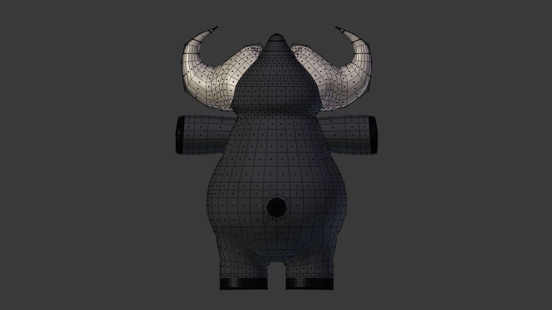 Funny Cartoon Exotic Animals Collection Low-poly 3D model_9