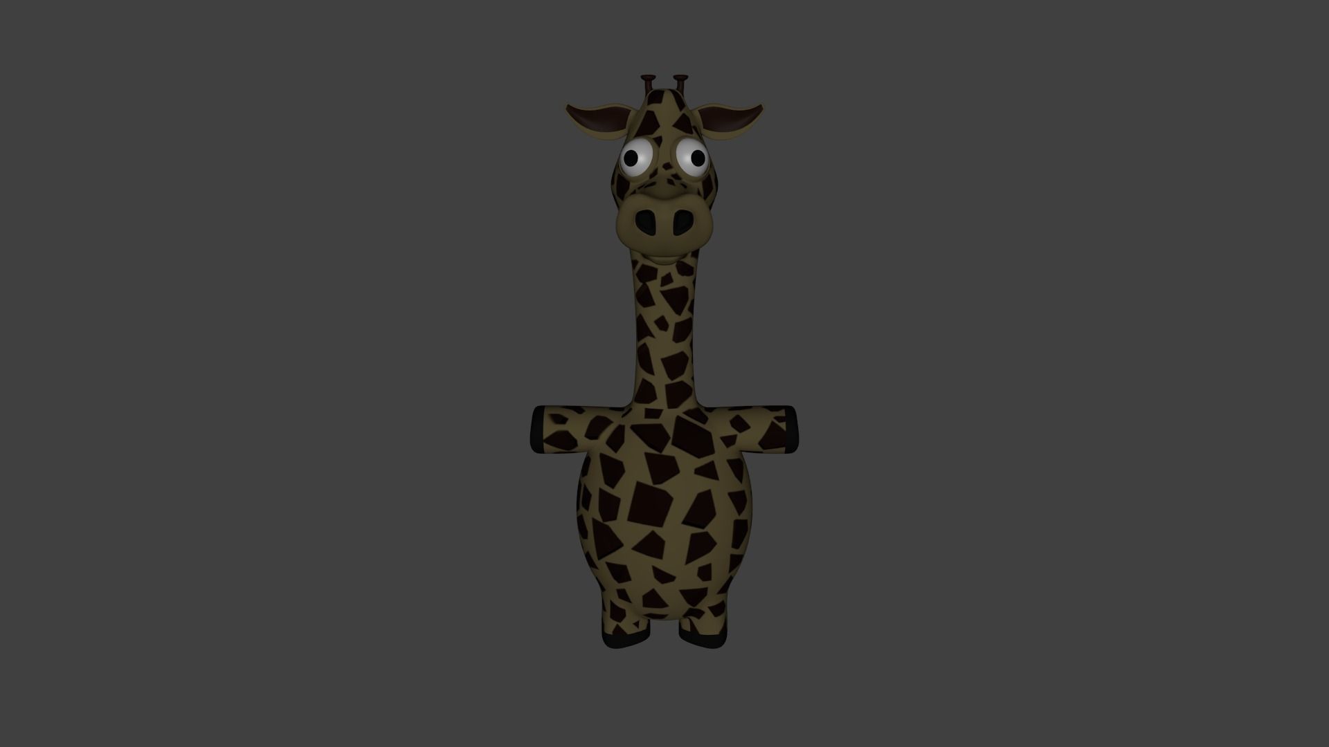 Funny Cartoon Exotic Animals Collection Low-poly 3D model_58