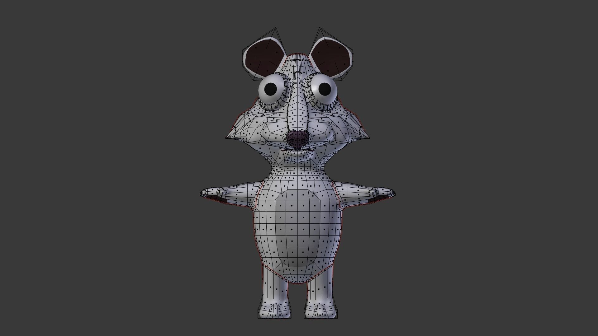 Funny Cartoon Exotic Animals Collection Low-poly 3D model_74