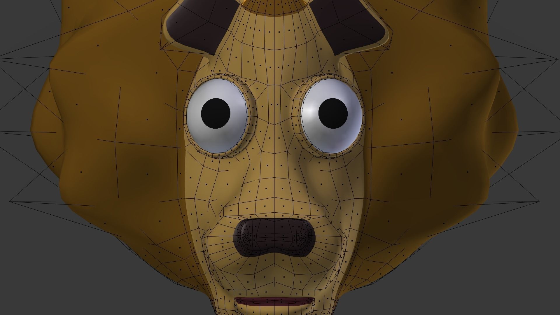 Funny Cartoon Exotic Animals Collection Low-poly 3D model_81