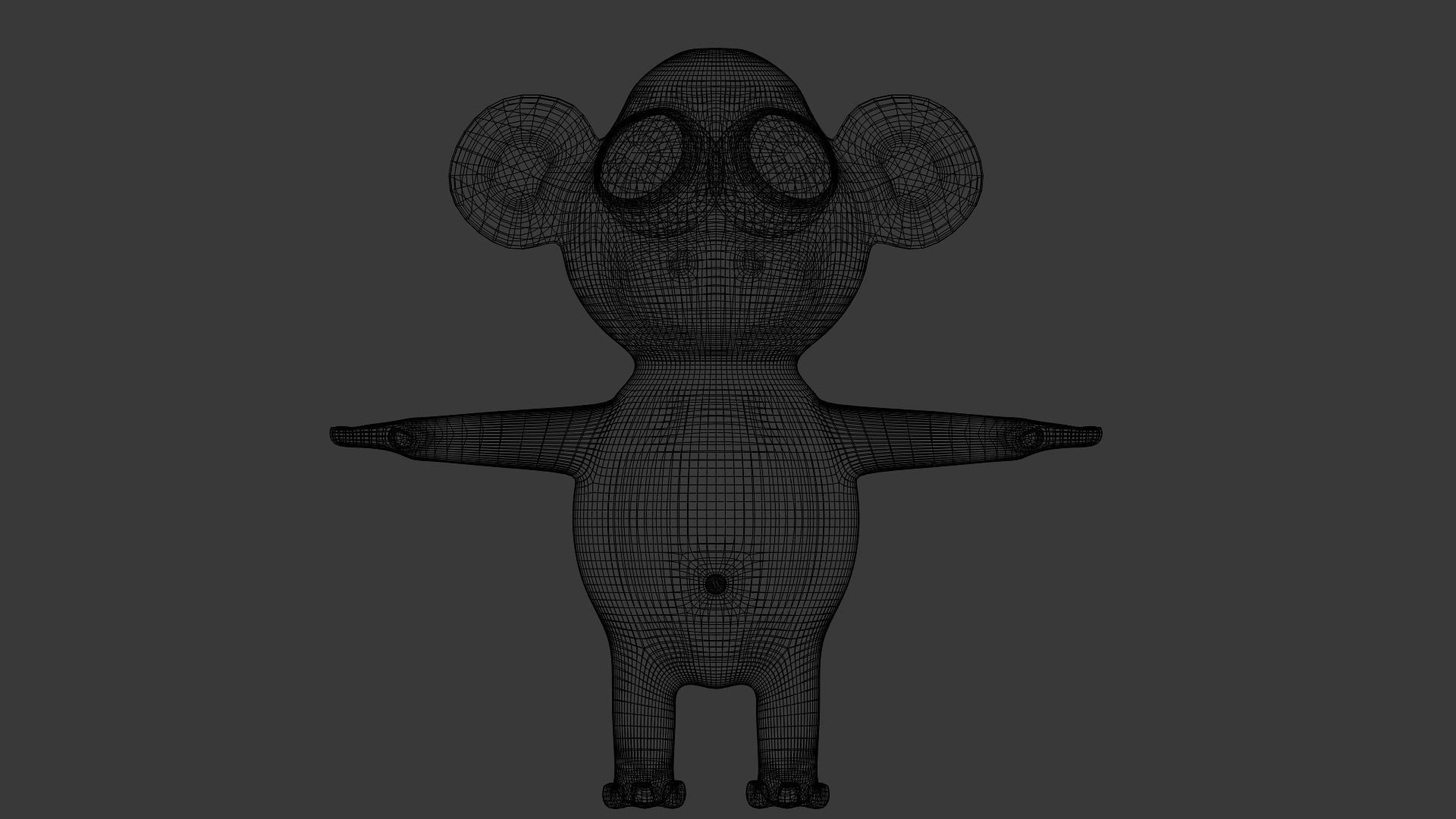 Funny Cartoon Exotic Animals Collection Low-poly 3D model_101