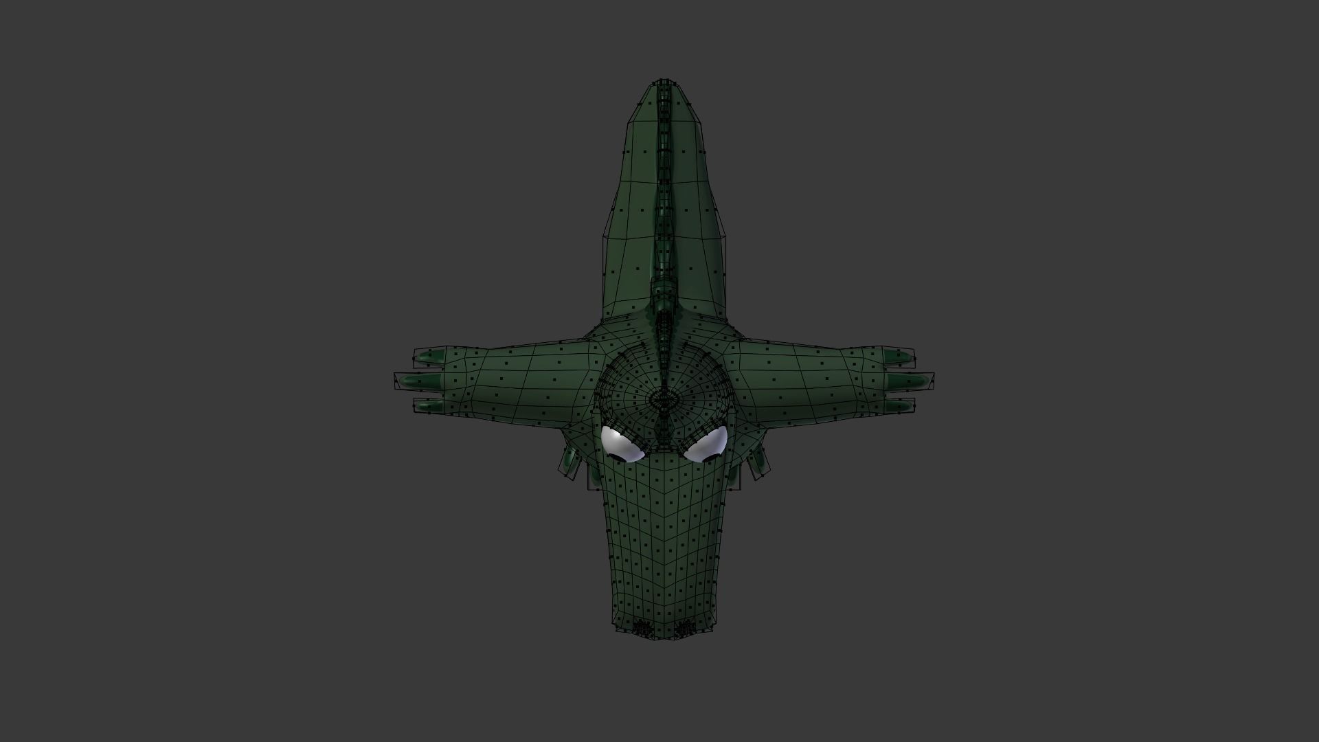 Funny Cartoon Exotic Animals Collection Low-poly 3D model_30