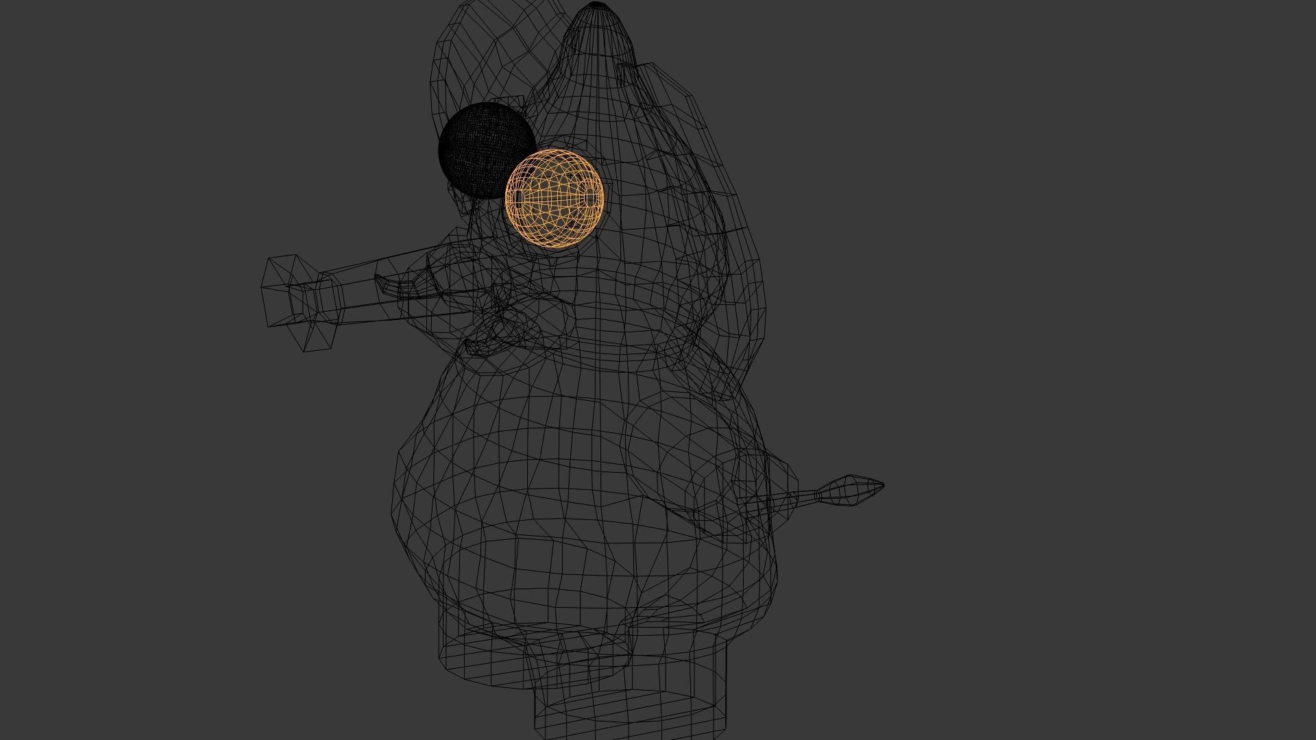 Funny Cartoon Exotic Animals Collection Low-poly 3D model_34