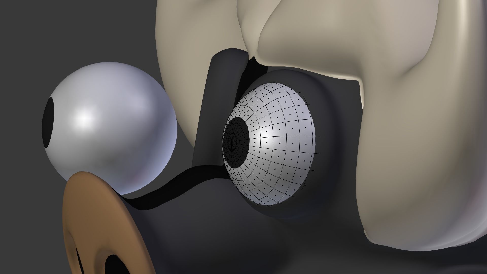 Funny Cartoon Exotic Animals Collection Low-poly 3D model_11