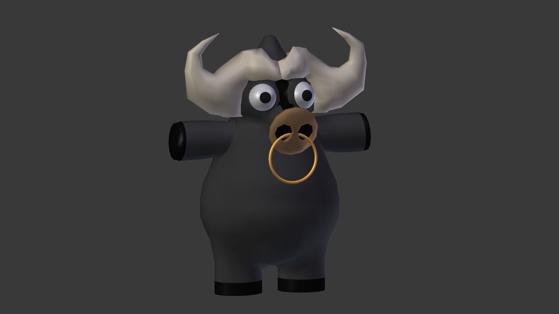 Funny Cartoon Exotic Animals Collection Low-poly 3D model_15