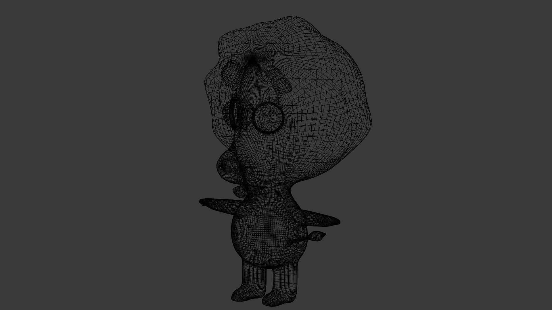 Funny Cartoon Exotic Animals Collection Low-poly 3D model_78