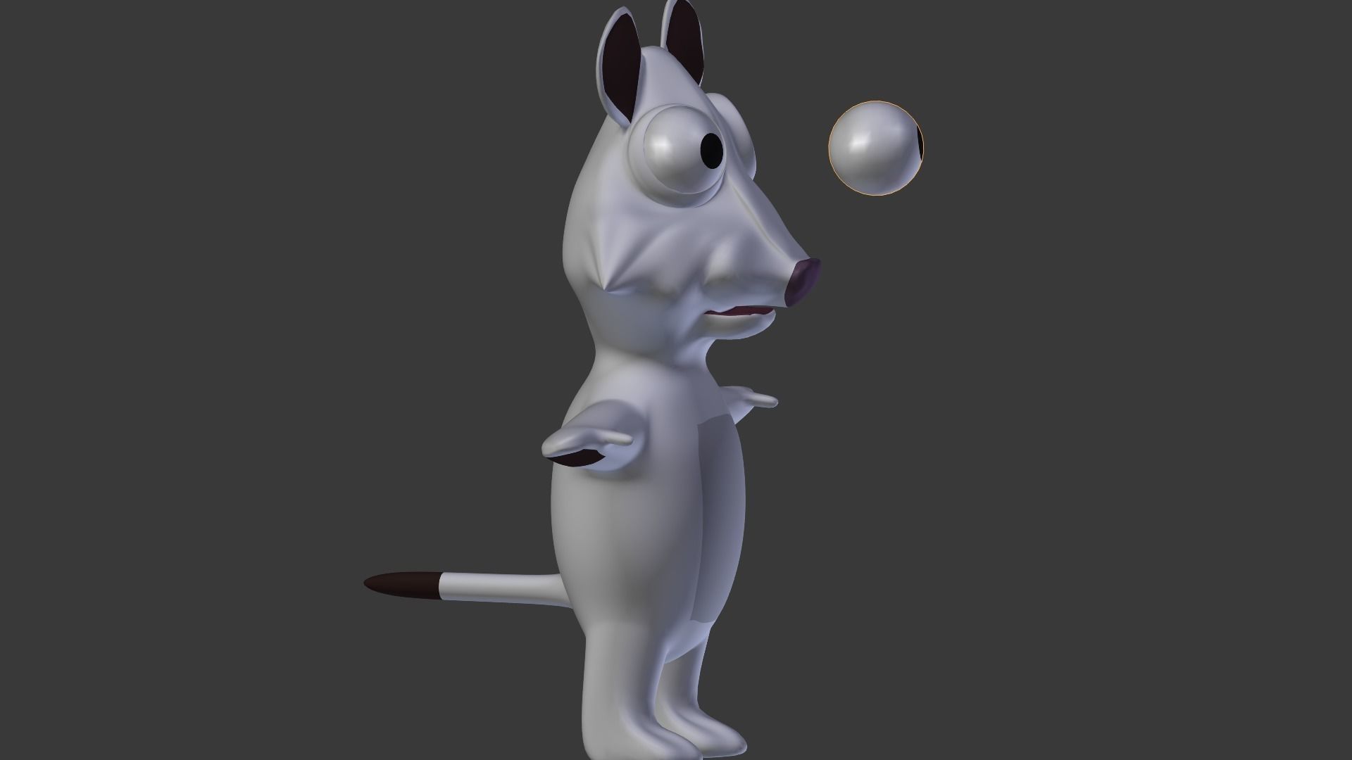 Funny Cartoon Exotic Animals Collection Low-poly 3D model_64