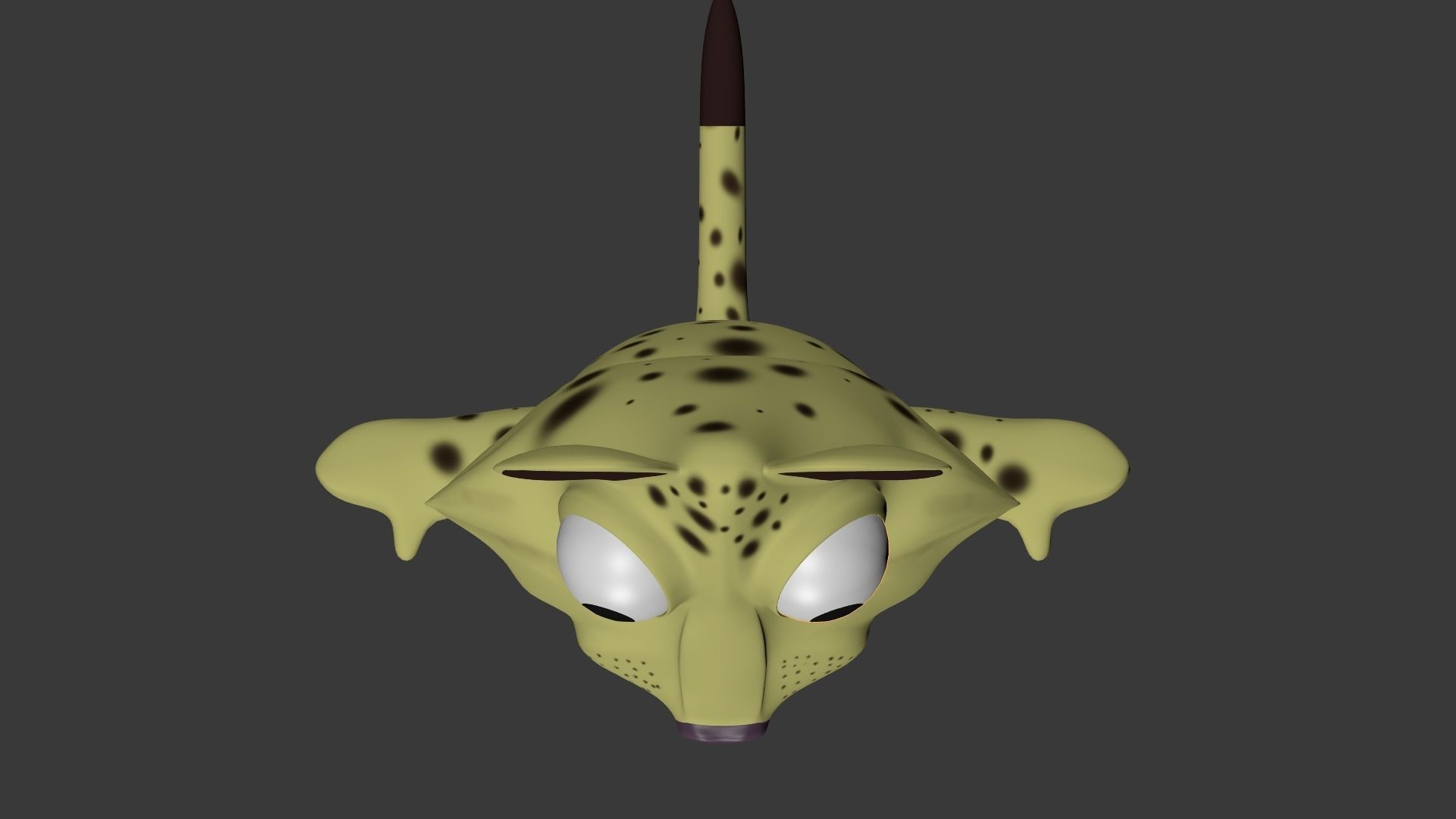 Funny Cartoon Exotic Animals Collection Low-poly 3D model_62