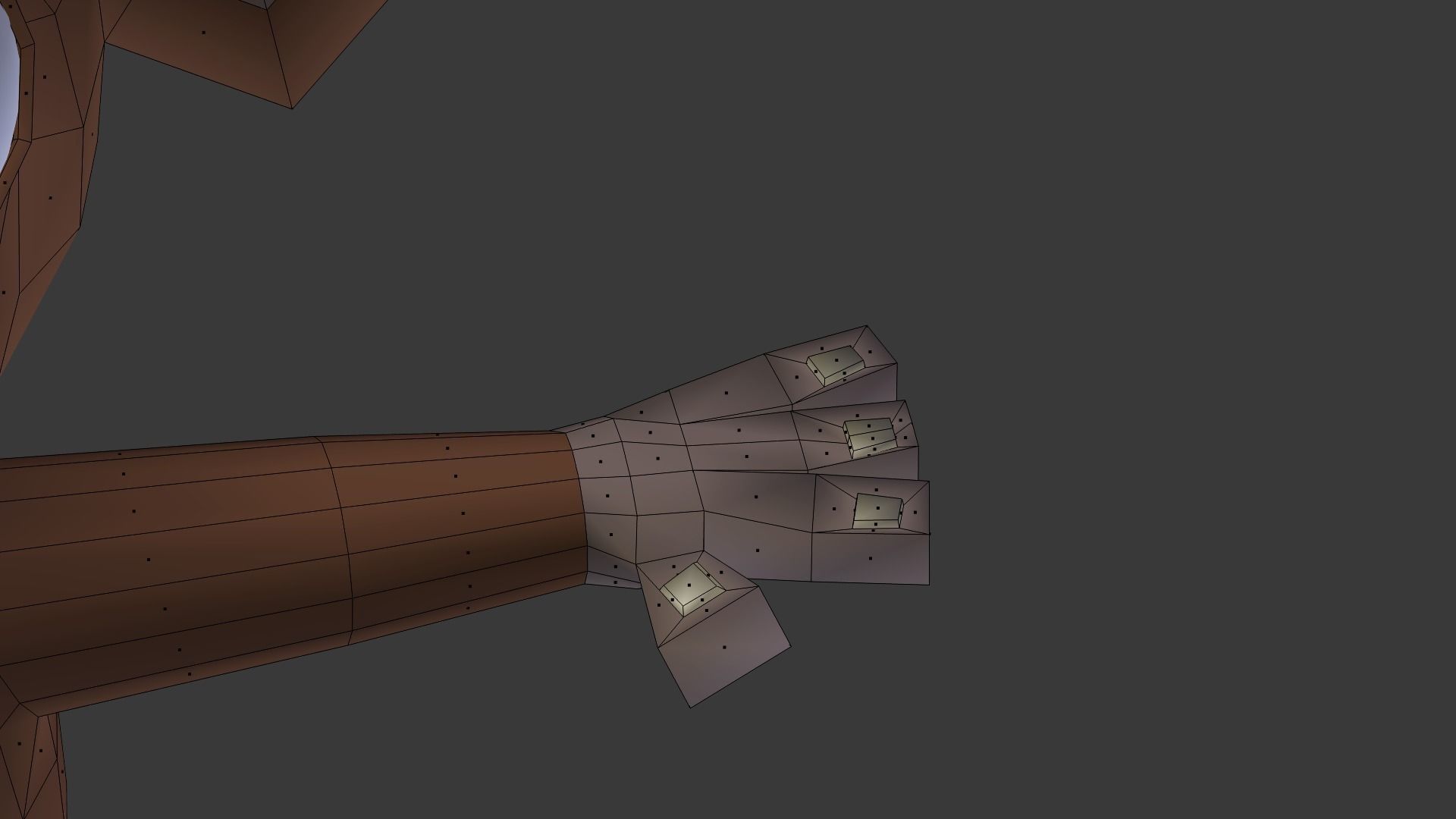 Funny Cartoon Exotic Animals Collection Low-poly 3D model_94