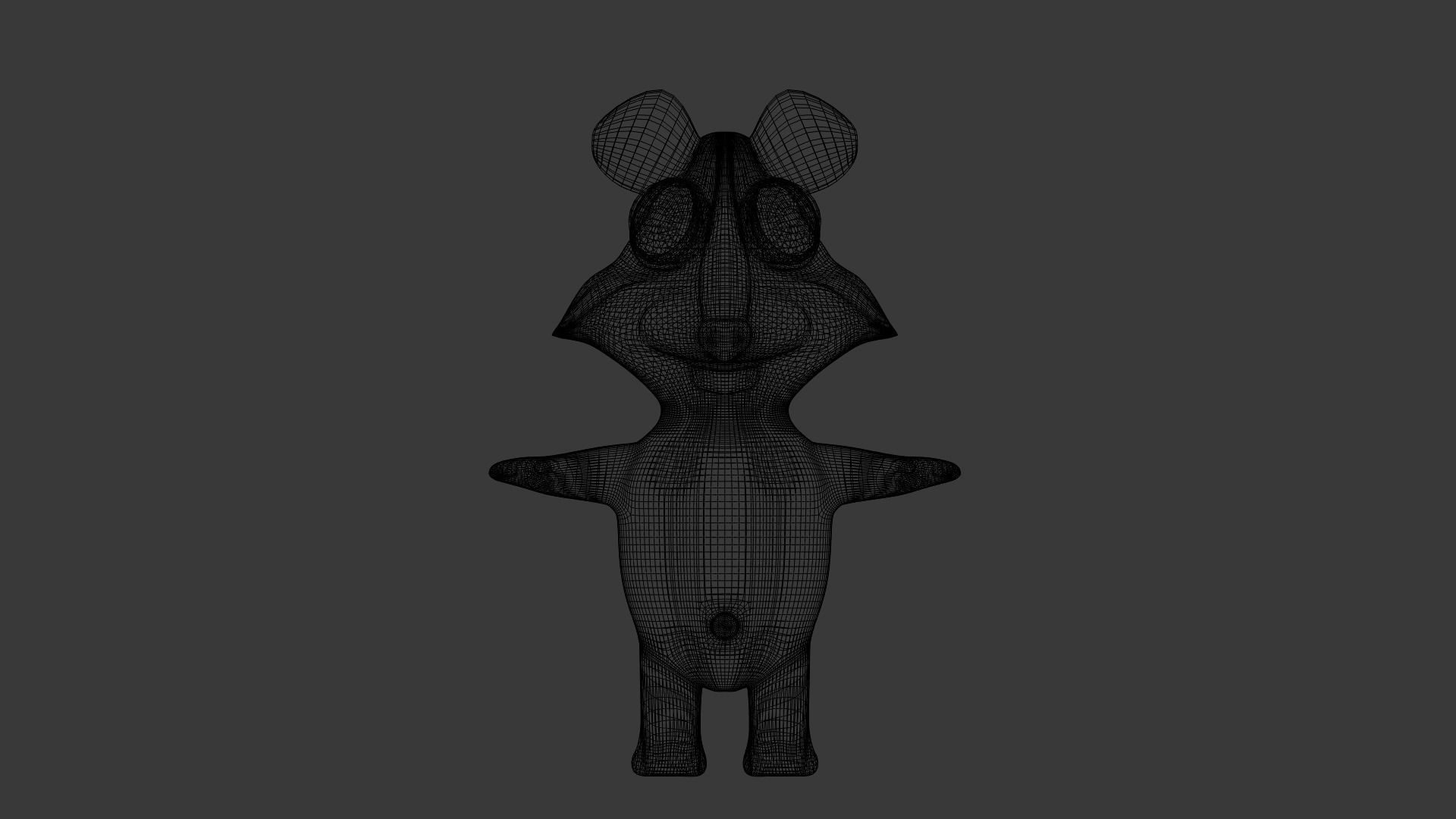 Funny Cartoon Exotic Animals Collection Low-poly 3D model_72