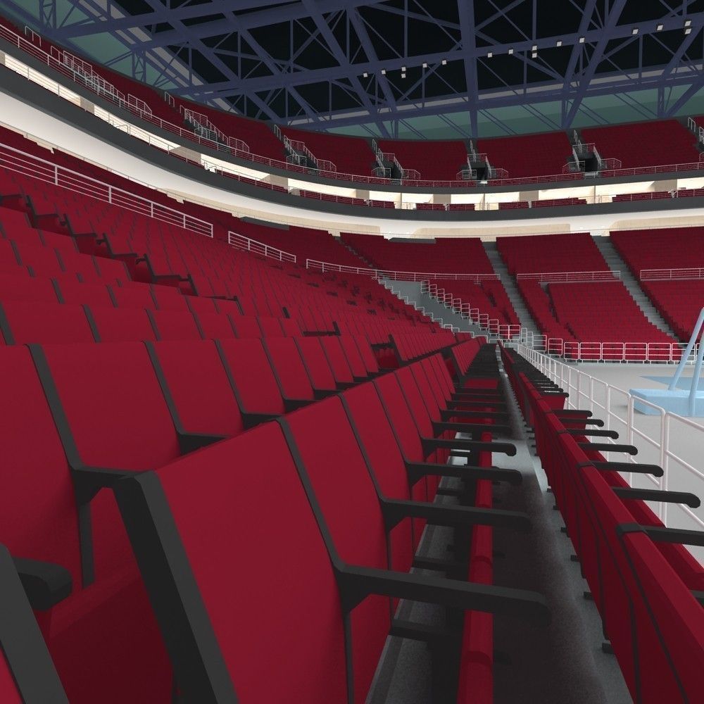 Basketball Arena 3D model_10