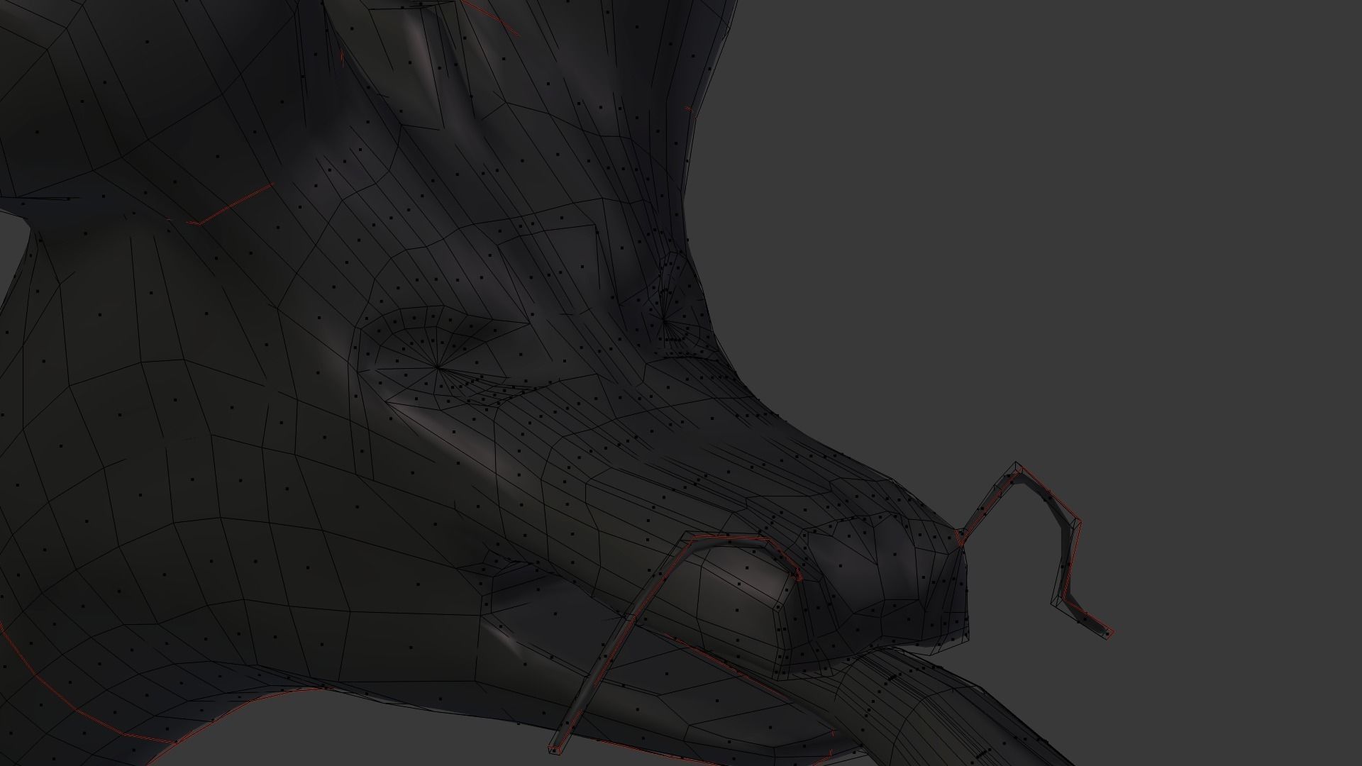 Ouroboros dragon head Low-poly 3D model_17