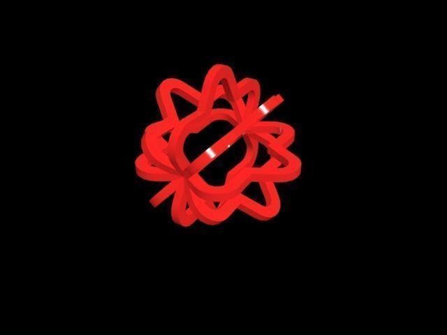 3d star model flower 3D print model_0