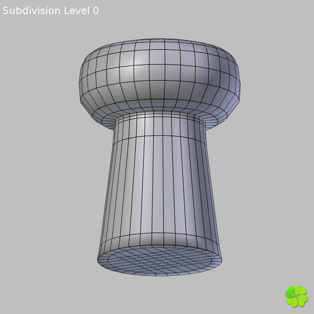 Champagne bottle low poly Low-poly 3D model_26