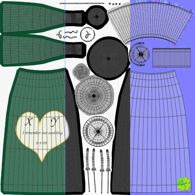 Champagne bottle low poly Low-poly 3D model_51