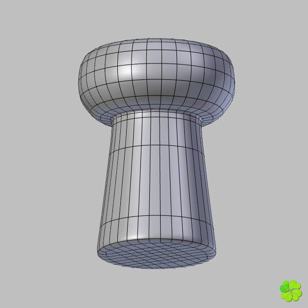 Champagne bottle low poly Low-poly 3D model_25