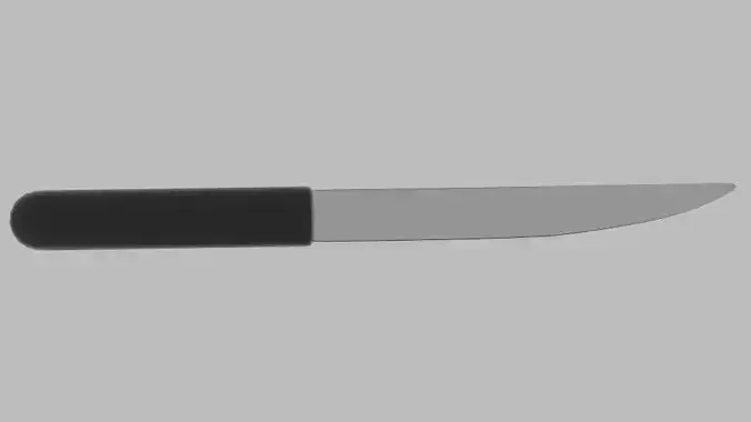 Low Poly Knife 3