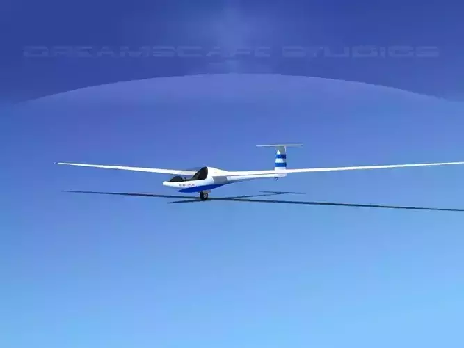Glaser Dirks DG200 15Mtr Sailplane V01 3D model