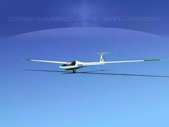 Glaser Dirks DG200 15Mtr Sailplane V06 3D model