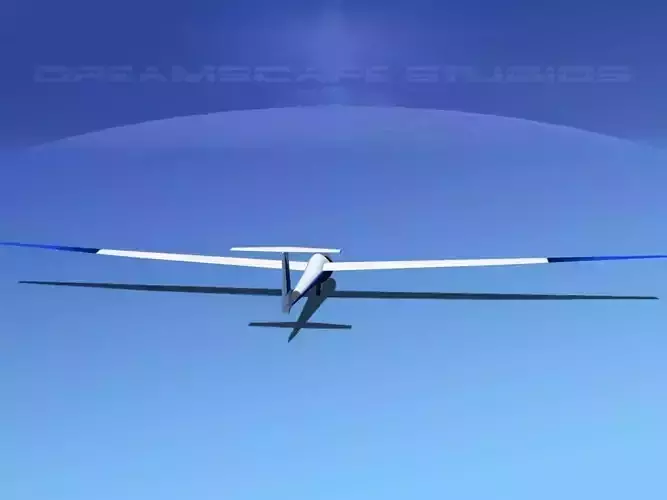 Glaser Dirks DG200 15Mtr Sailplane V07 3D model