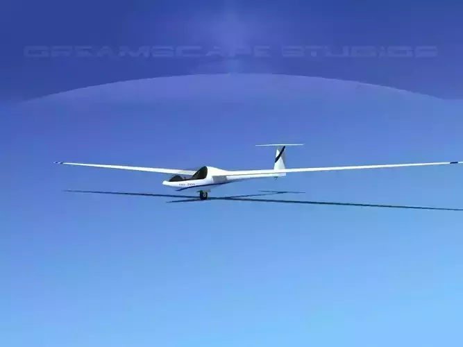 Glaser Dirks DG200 15Mtr Sailplane V08 3D model