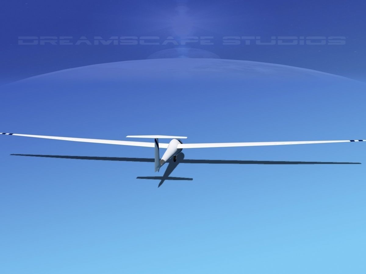 Glaser Dirks DG200 15Mtr Sailplane V08 3D model_5