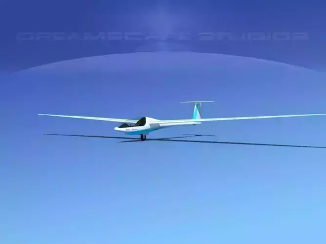 Glaser Dirks DG200 15Mtr Sailplane V09 3D model